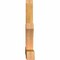 Ekena Millwork Redmond Rough Sawn Timber Gable Bracket, Western Red Cedar, 96"W x 48"H x 6"D x 6"F, 12/12 Pitch GBW096X48X0606RED00RWR - alternate 2